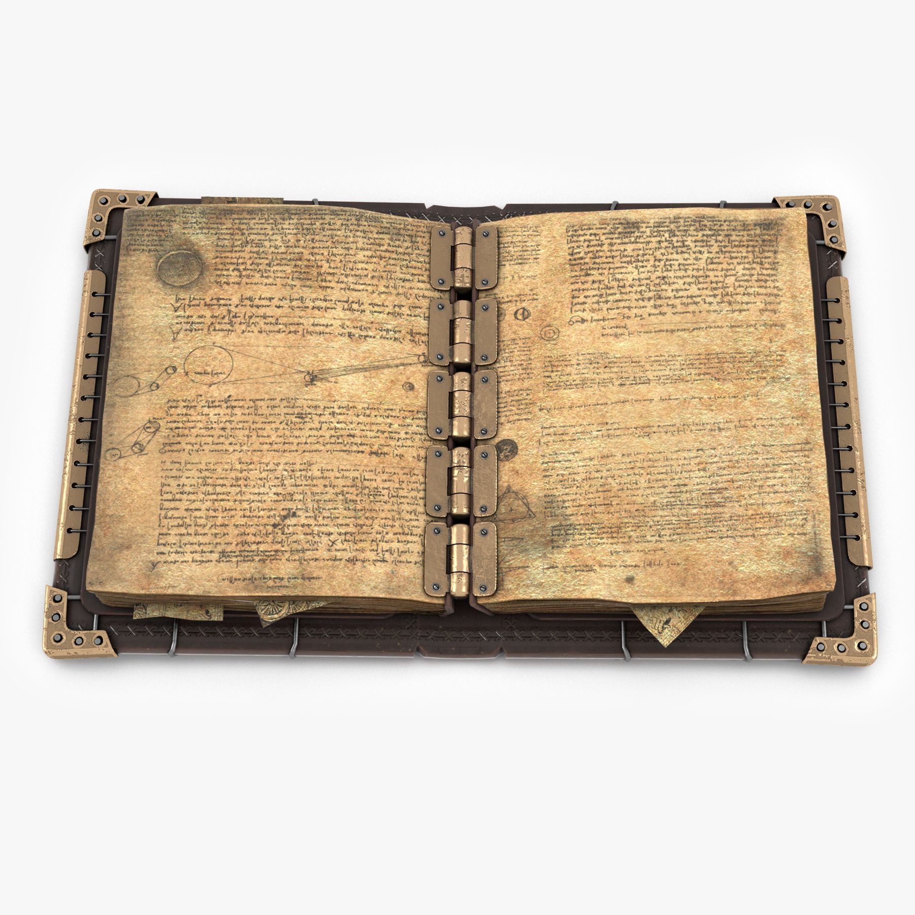 Old Book 3d model