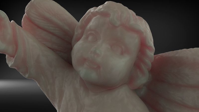 天使 3d model