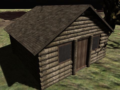 cabina, casa 3d model