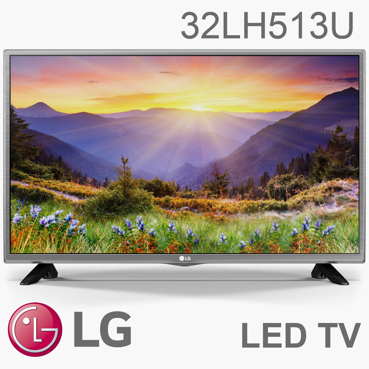 LG 32LH513U LED-tv 3d model