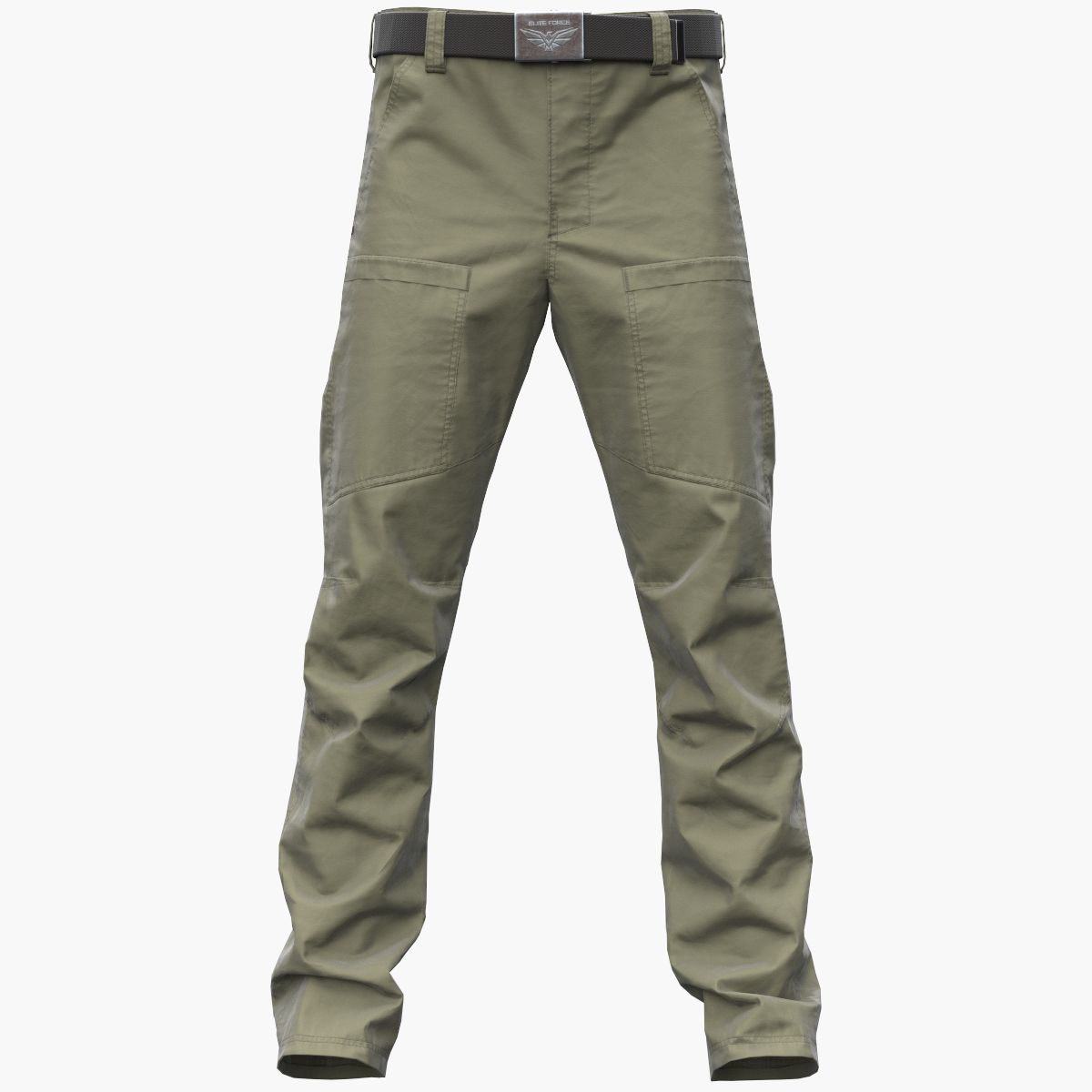 Cargo Pants (Khaki) V-ray+PBR 3d model