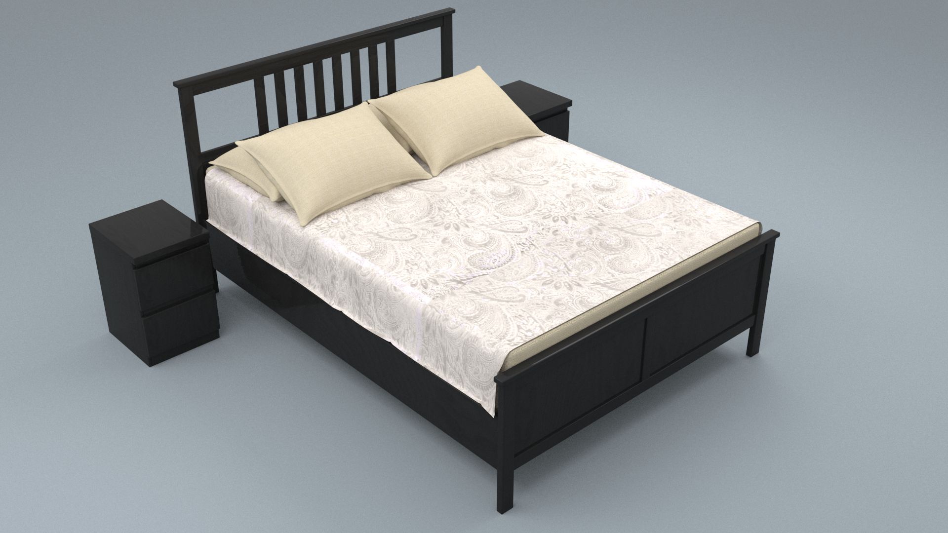 Bed IKEA 3d model