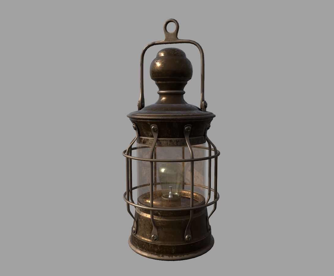 Oude lantaarn 3d model