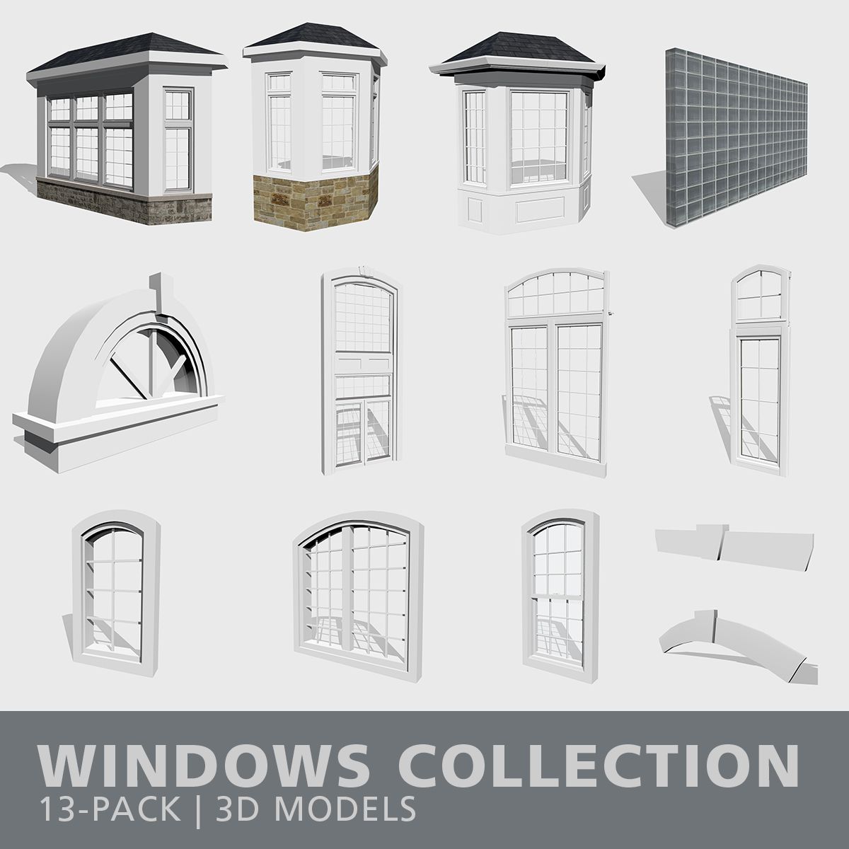 Windows Koleksiyonu 3d model