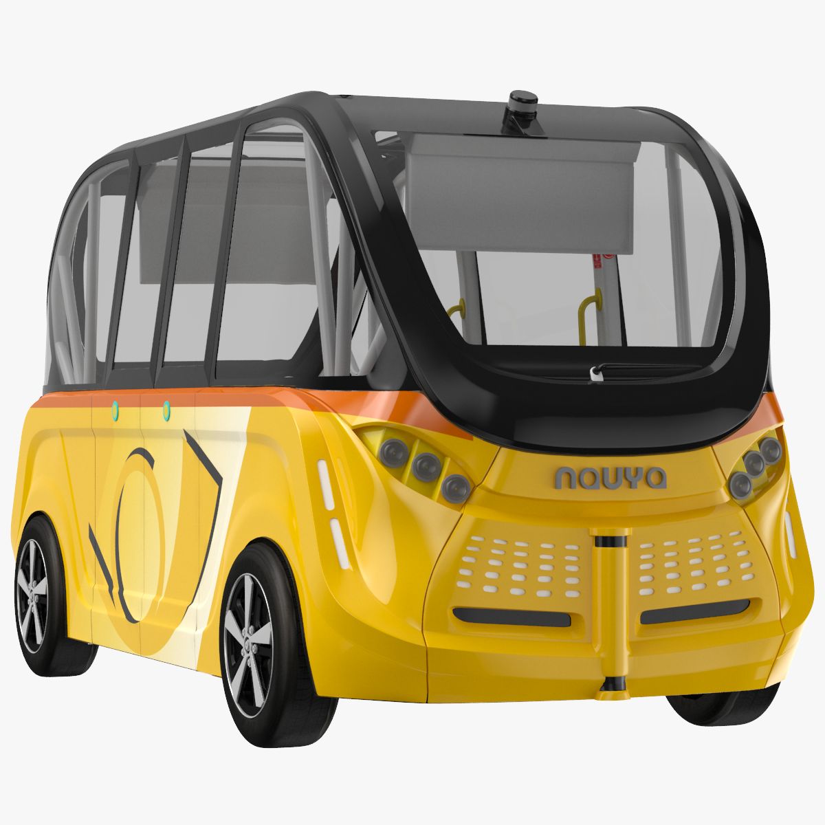 Navya Arma buss gul 3d model