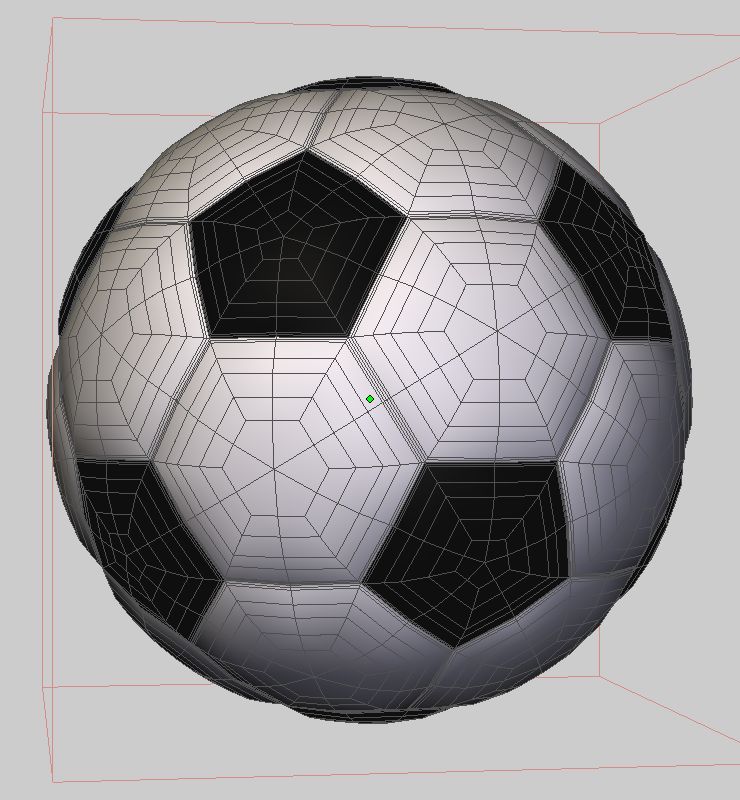 Calcio royalty-free 3d model - Preview no. 5