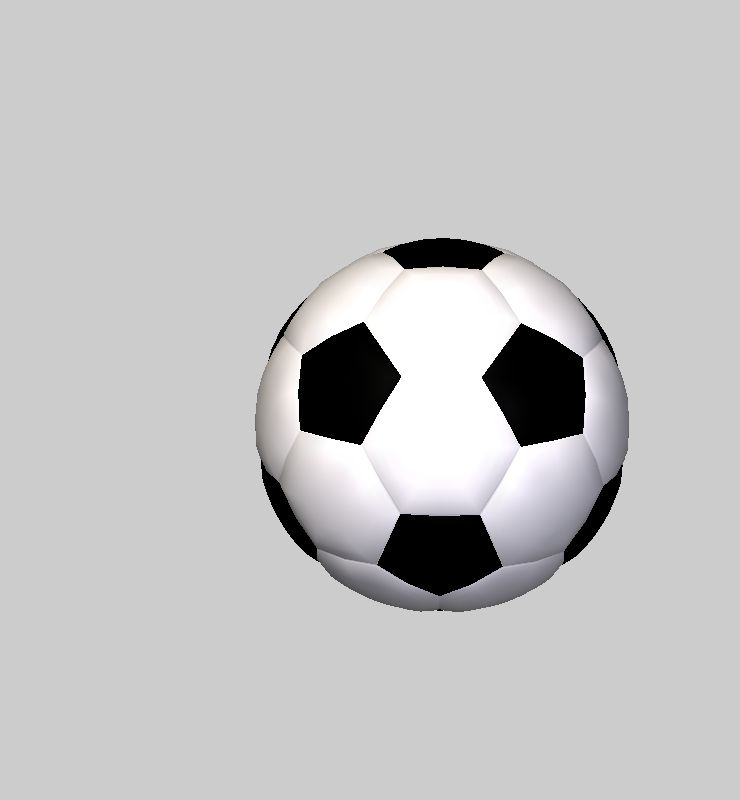 Calcio royalty-free 3d model - Preview no. 2