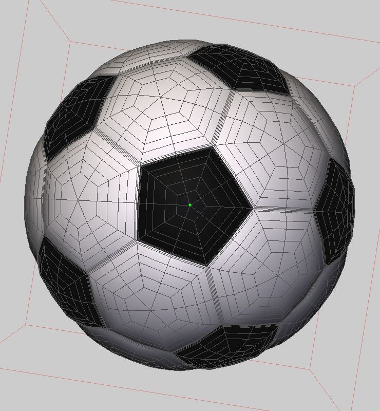 Calcio royalty-free 3d model - Preview no. 4