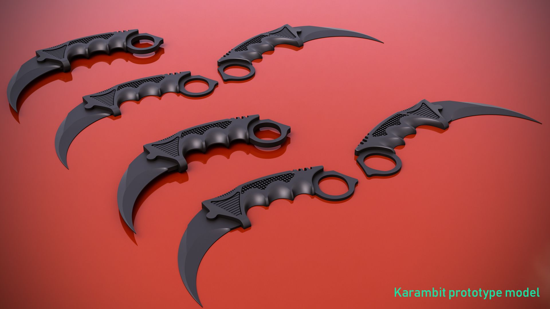 karambit 3d model