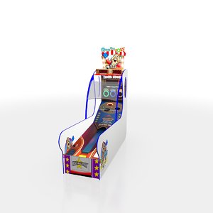 Bean Bag Toss Arcade Game 3d model