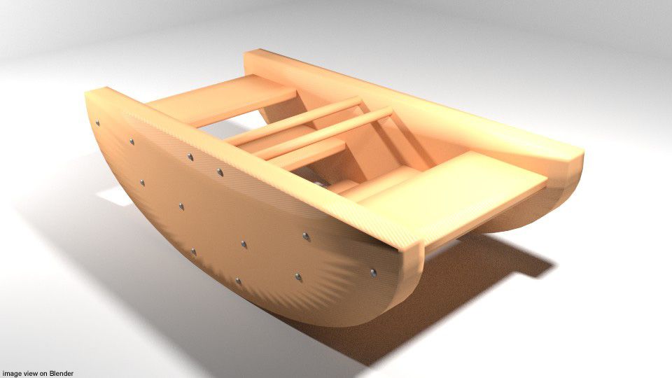 Rocking Boat 3d model