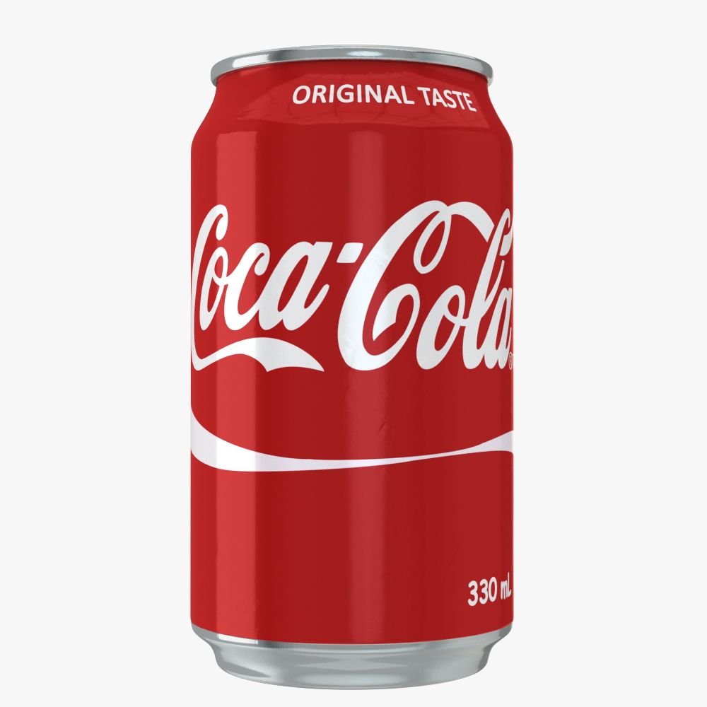 Coca Cola Drink Aluminium Can 3d model