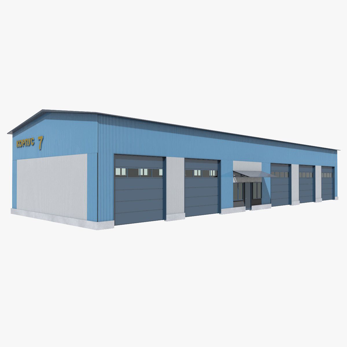 Garage Building 3d model