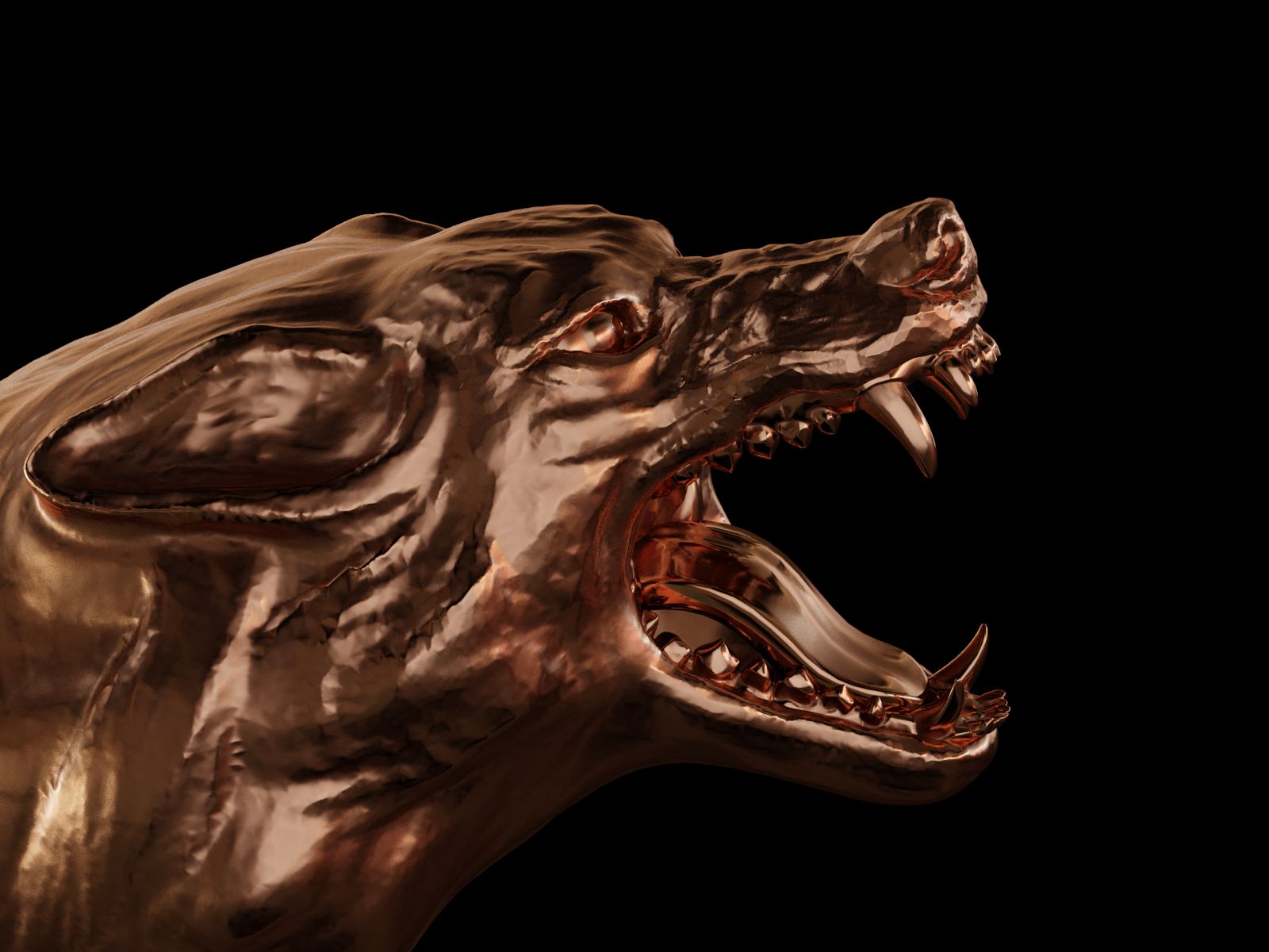 lobo modelo 3d