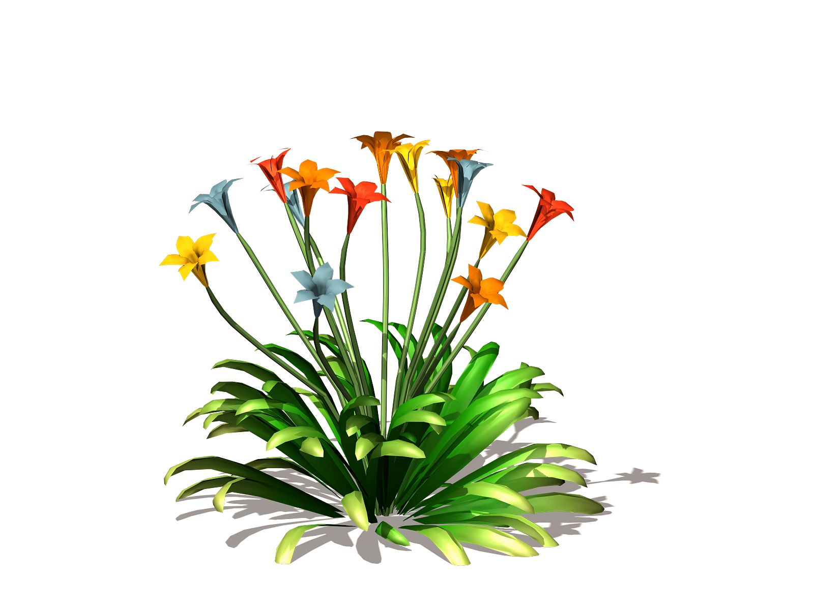 Fleurs sauvages 3d model