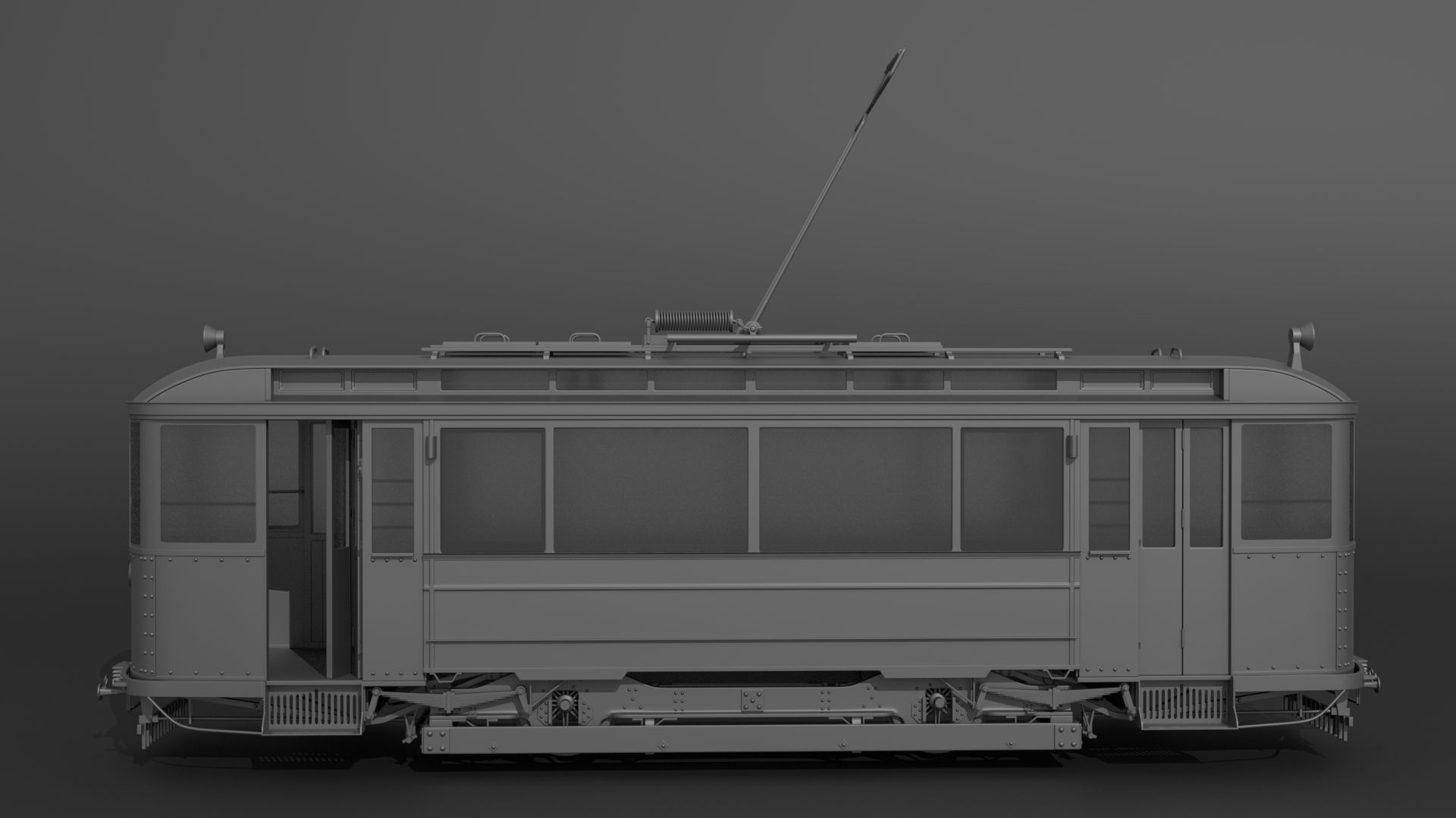 tram 3d model