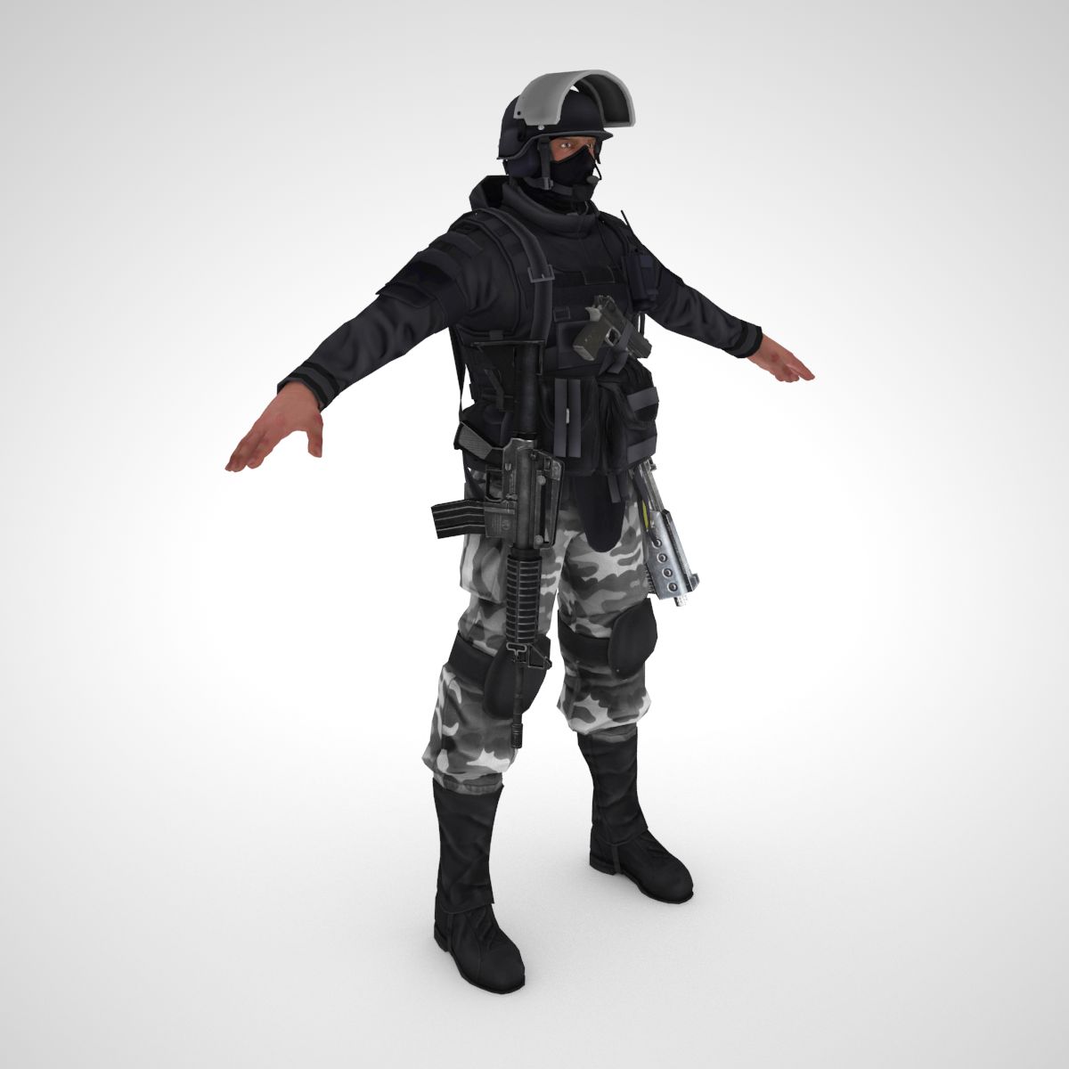 Special Force Soldier 3d model