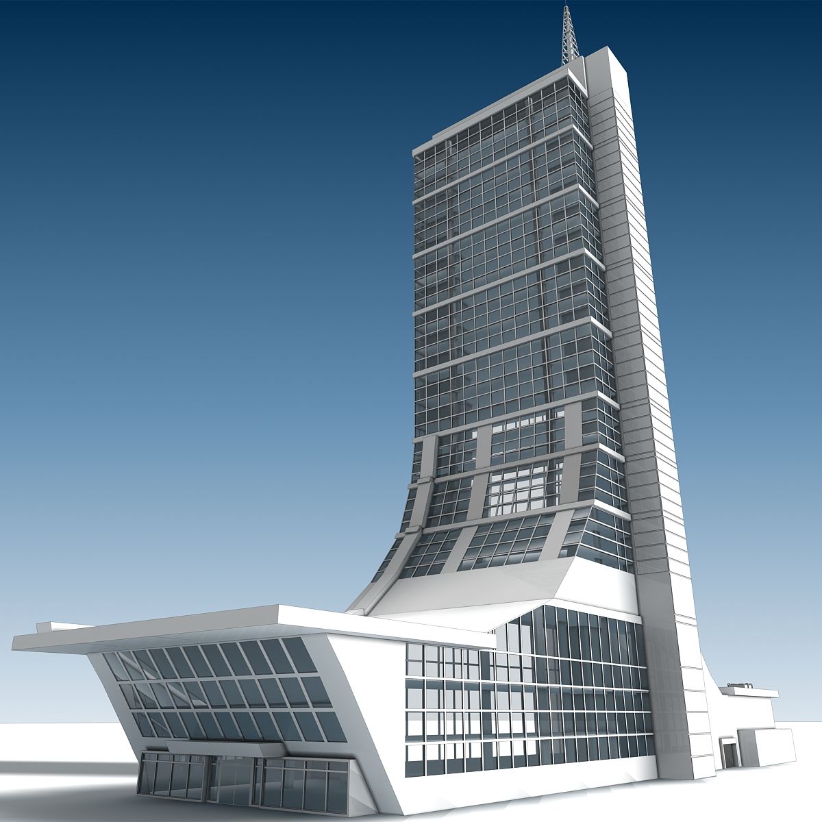 Building 09 3d model