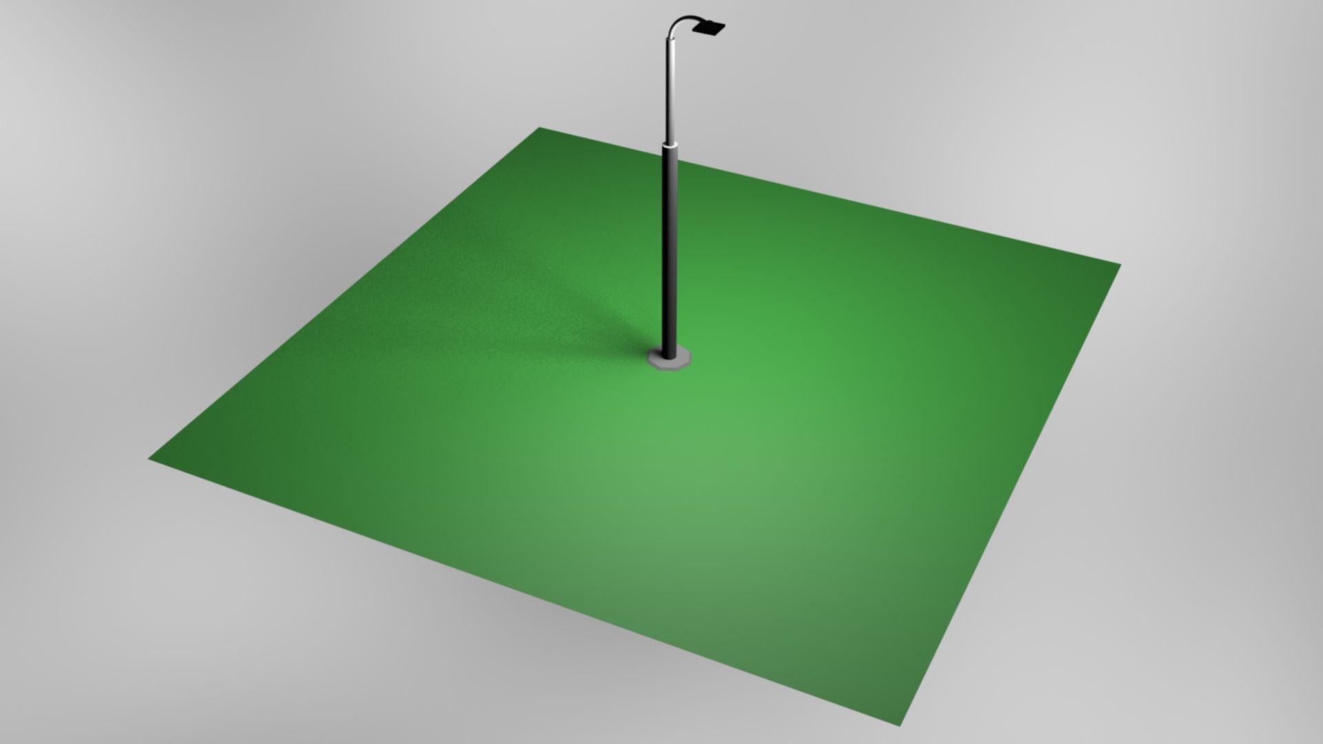 Lampione semplice 3d model