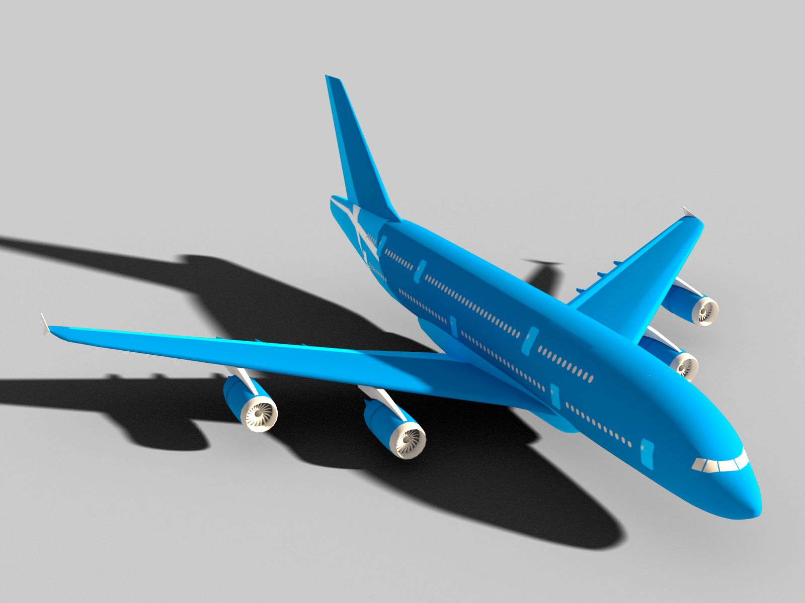 空客 A380-800 3d model