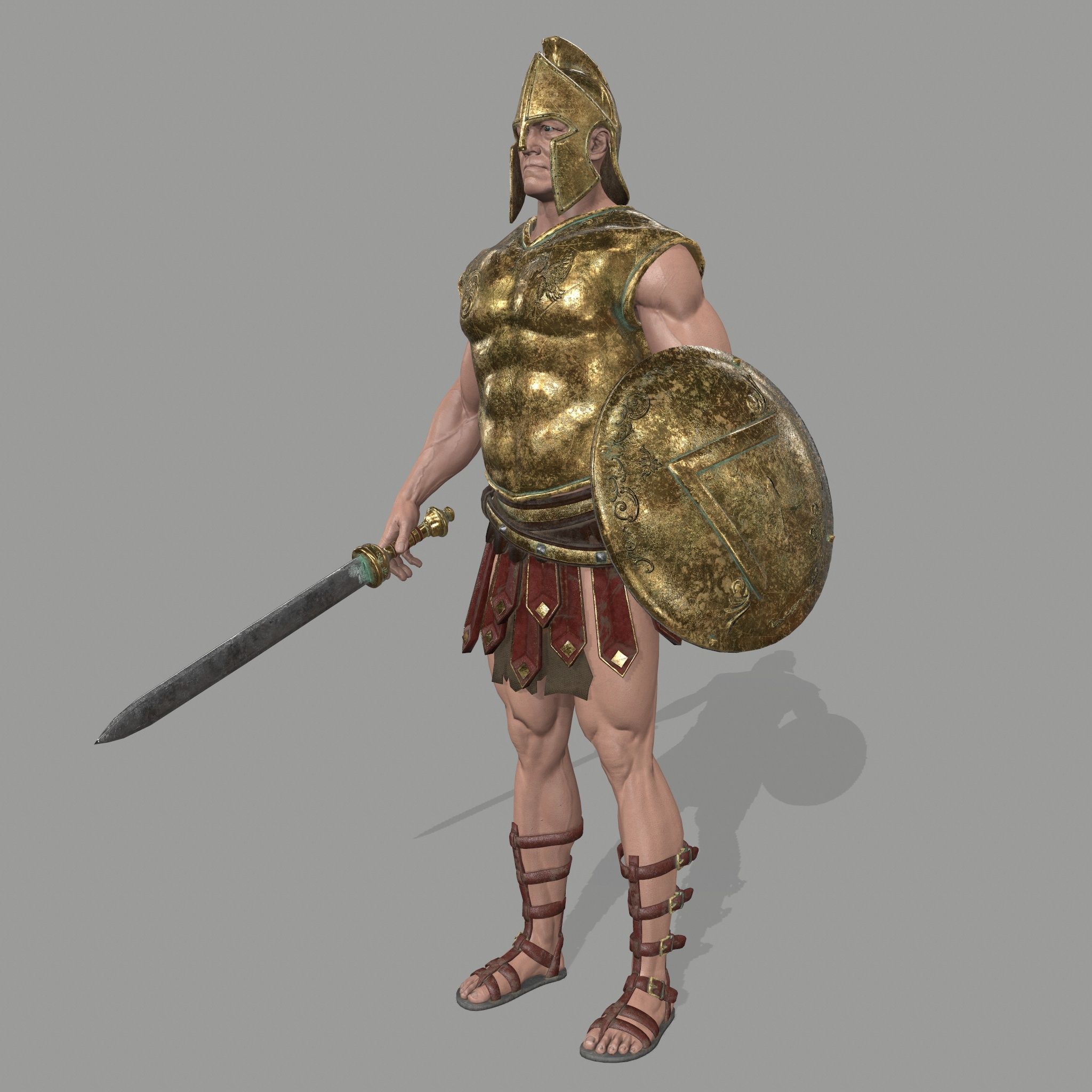 gladiatoren set 3d model