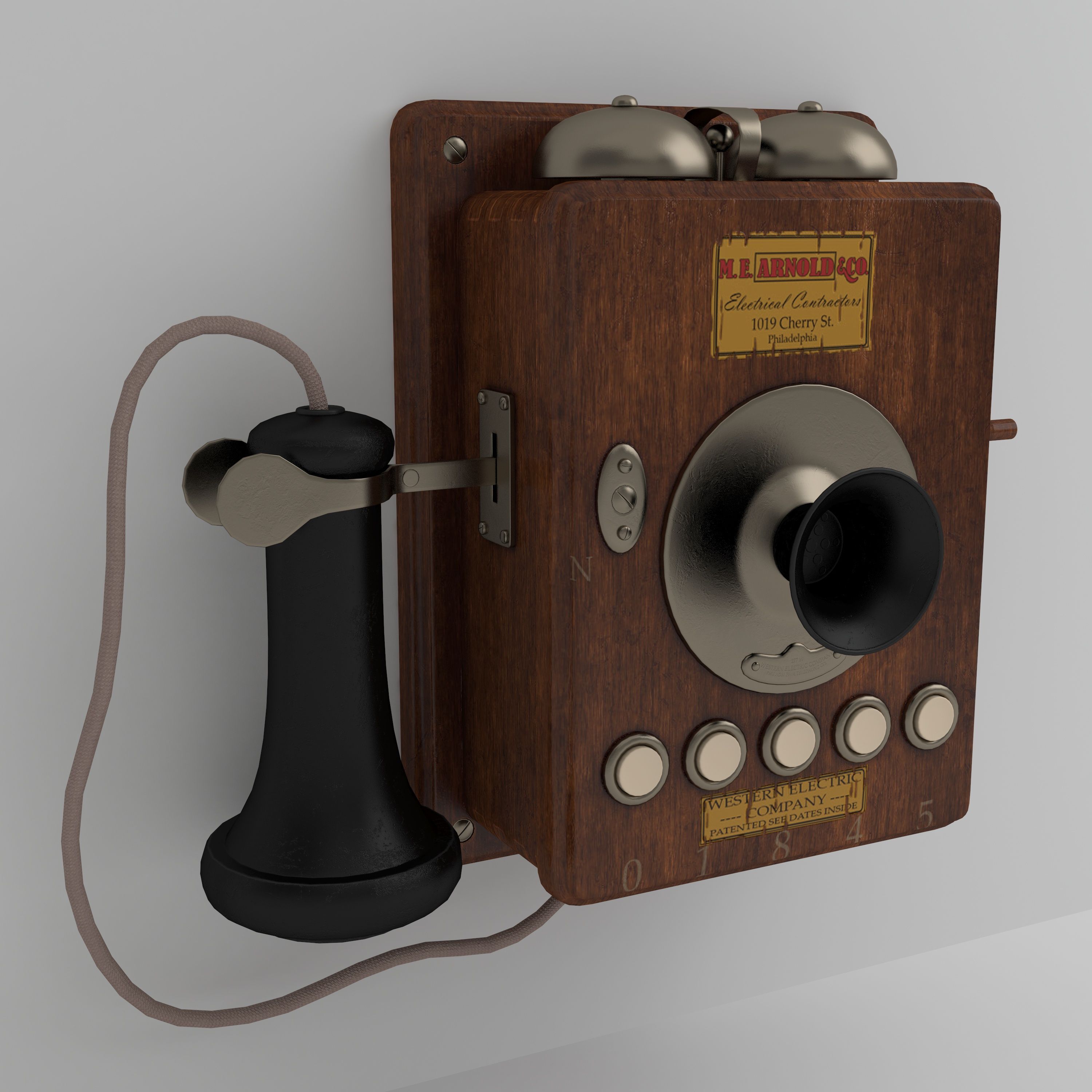 Téléphone 3d model