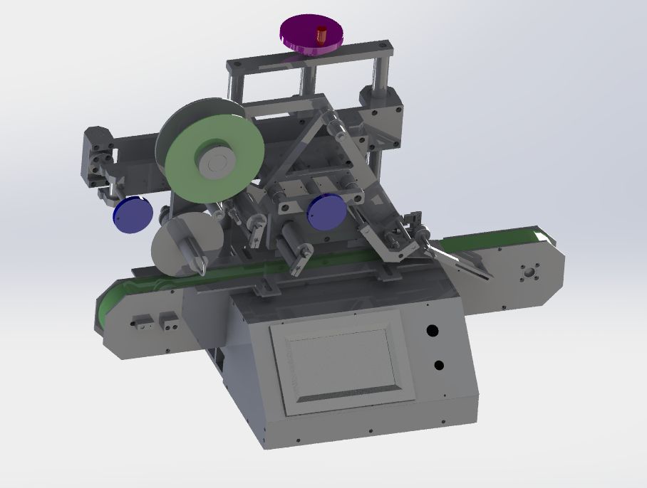 Table type labeling machine 3d model