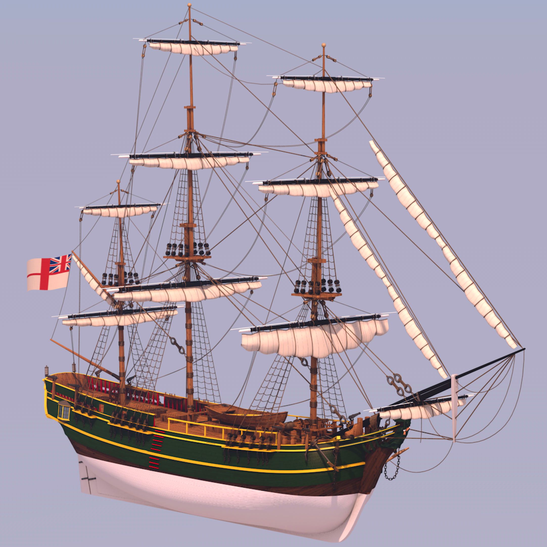 HMS Bounty 3d model