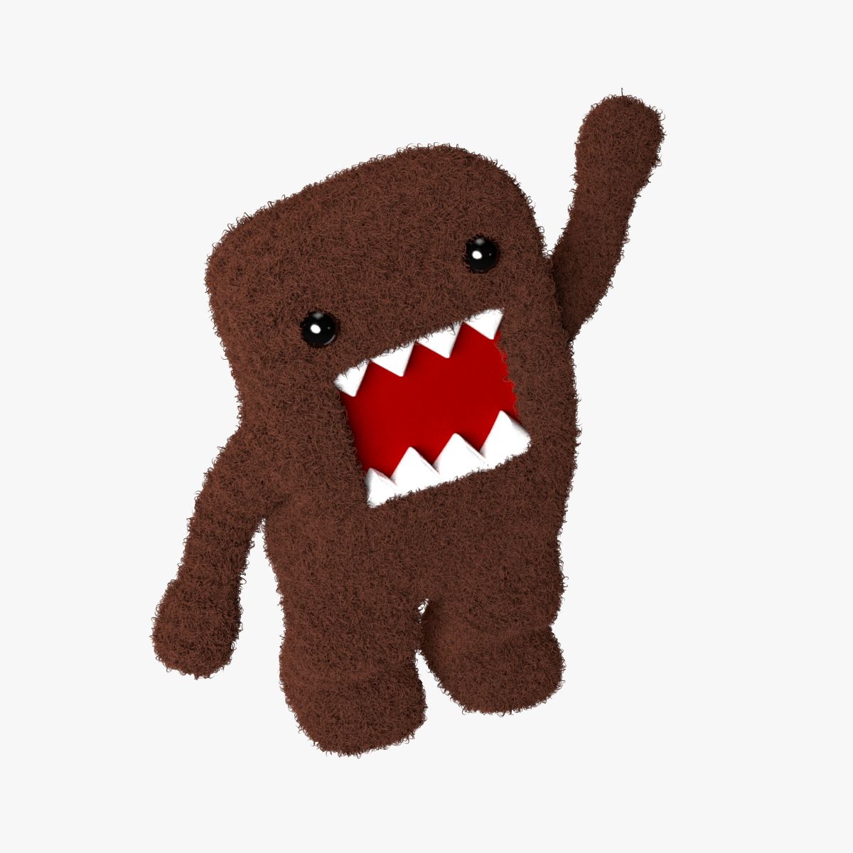 Domo Low Poly, Kabarık 3d model