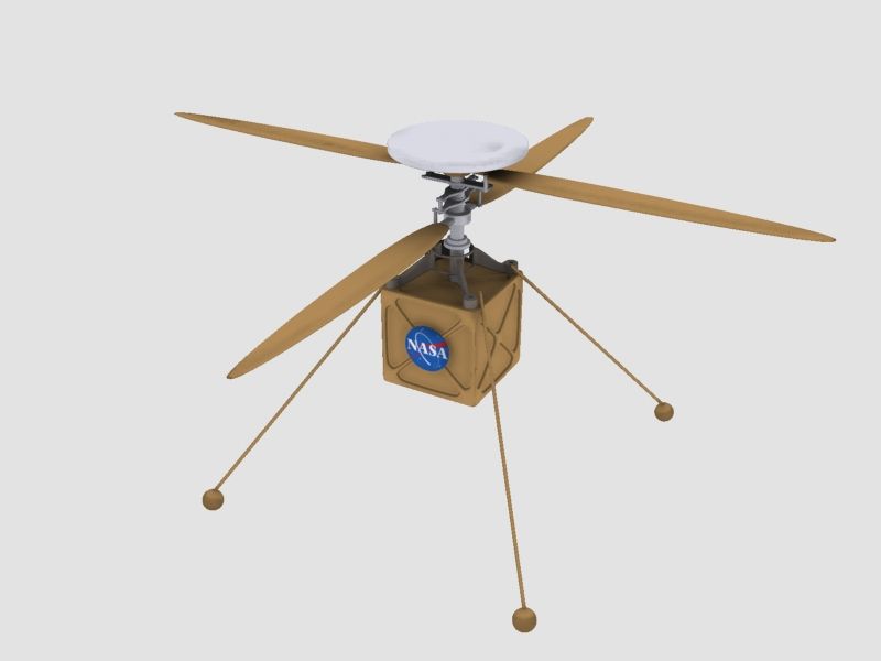 Nasa Marscopter 3d model