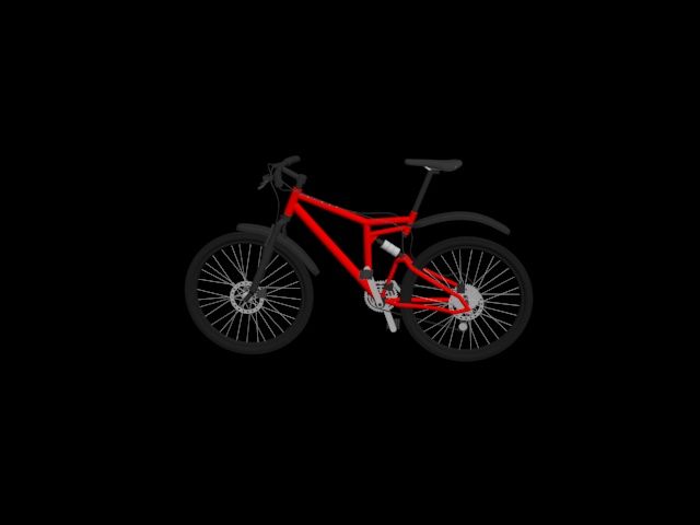 bicicletta 3d model