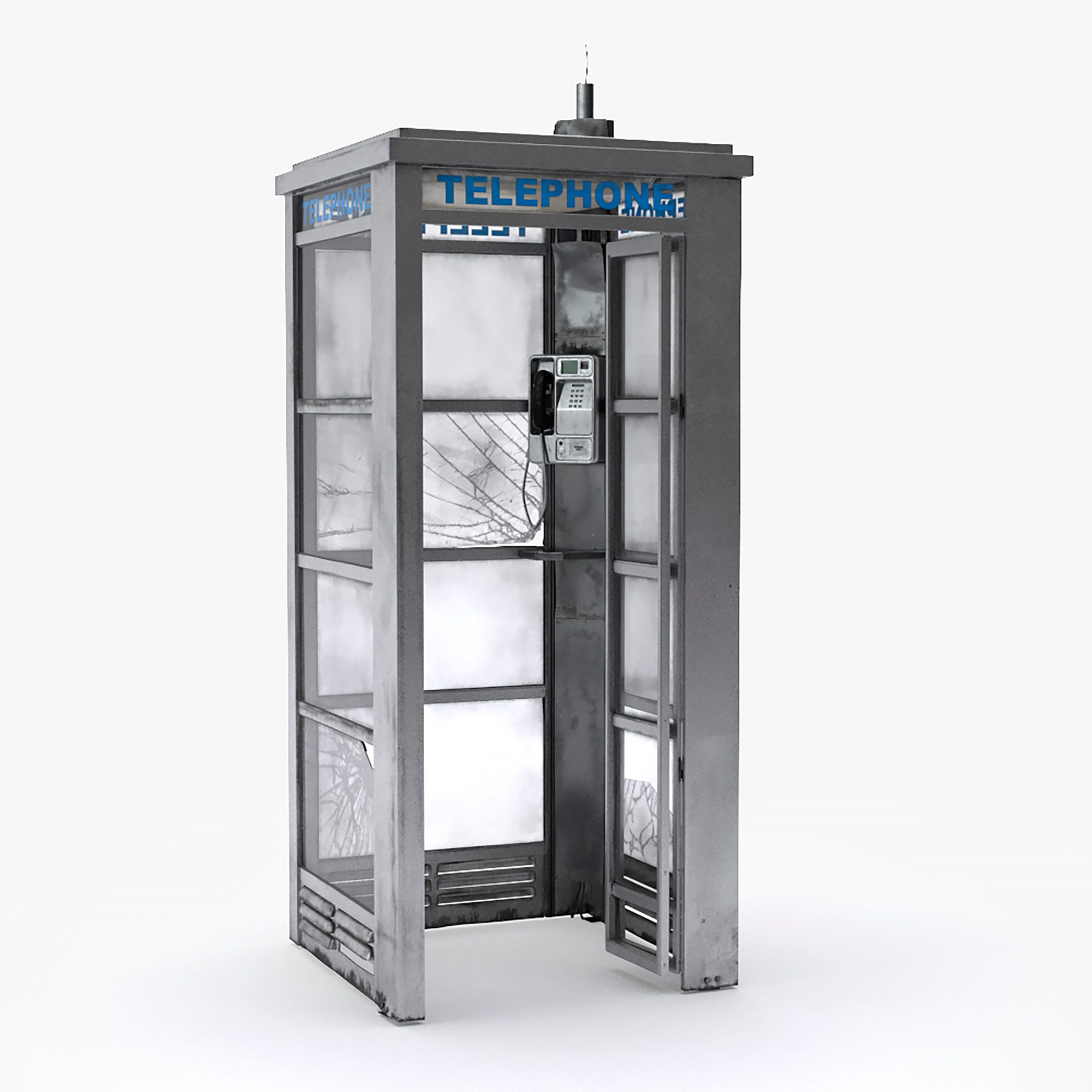 Telefonzelle 3d model