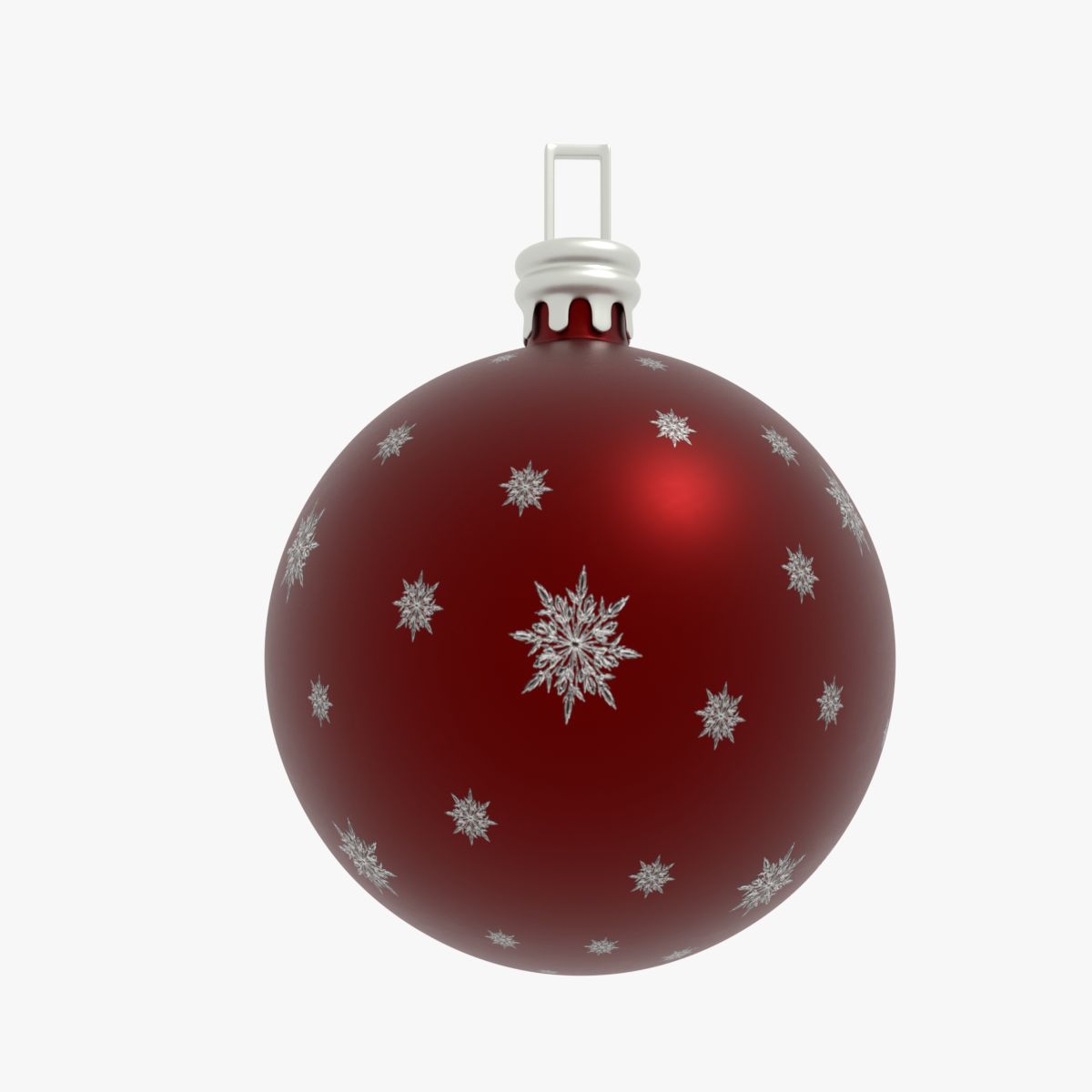 Christmas Ball Red 3d model