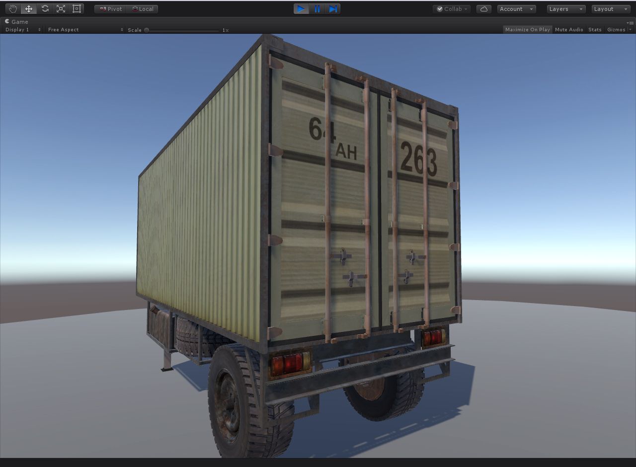 Trailer 3d model