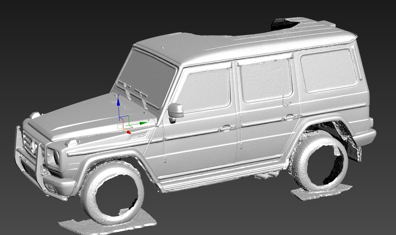 scansione classe g mercedes 3d model