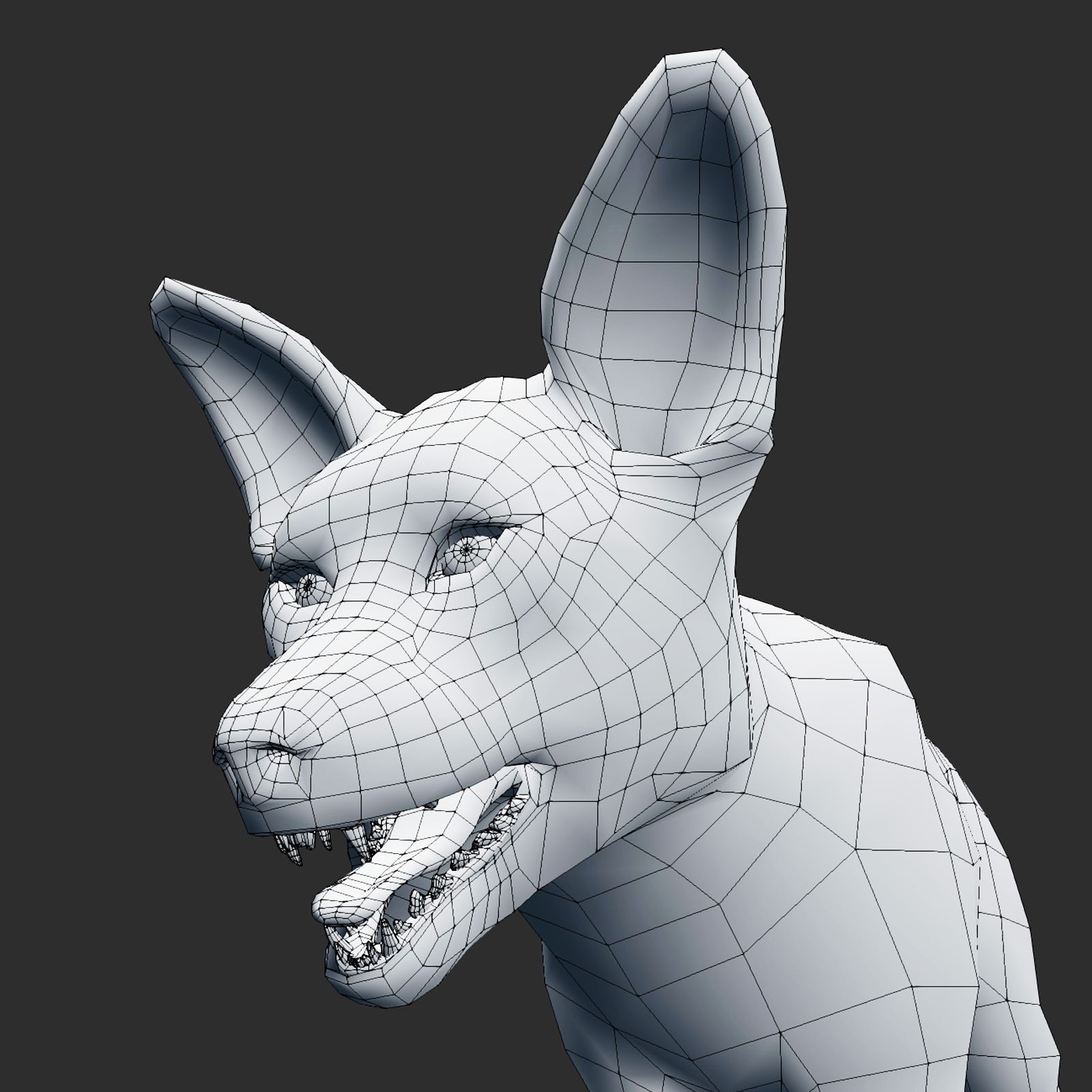 fox royalty-free 3d model - Preview no. 9