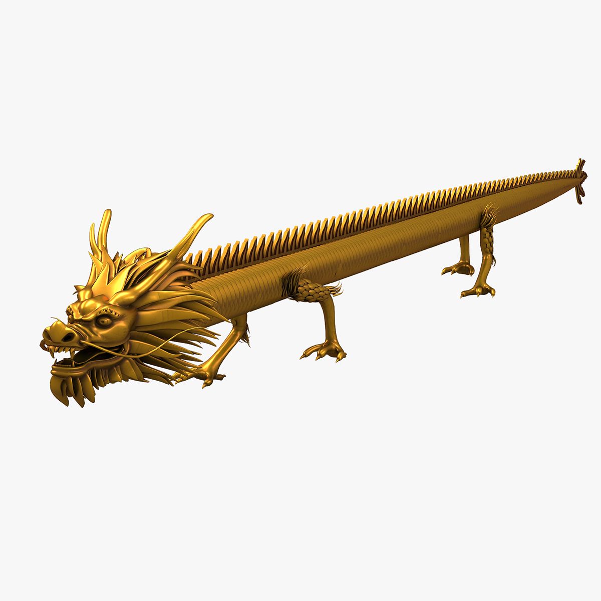 Asian Chinese Dragon 06 3d model