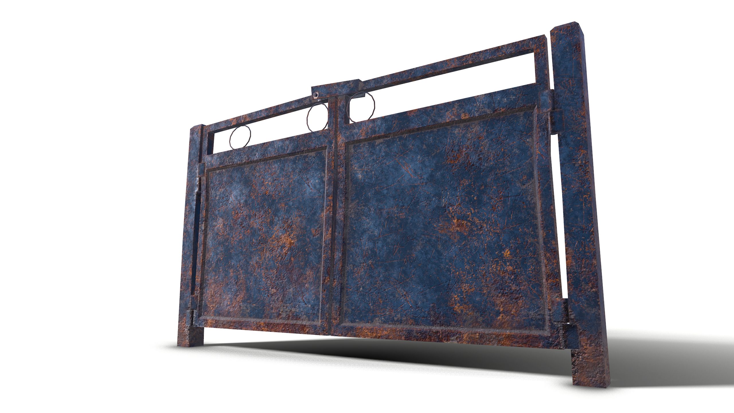 Old Metal Gate 3d model