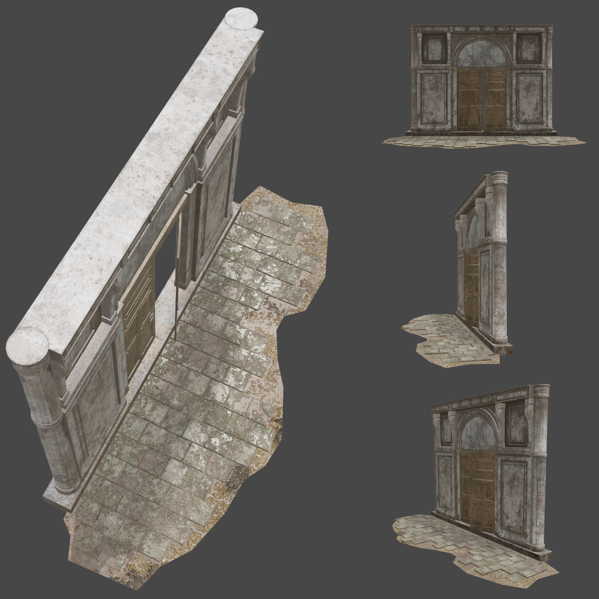 Old Gate verzion2 3d model