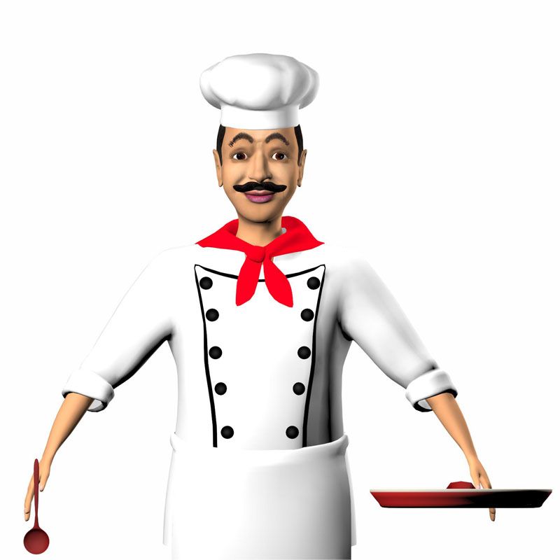 cook 3d model