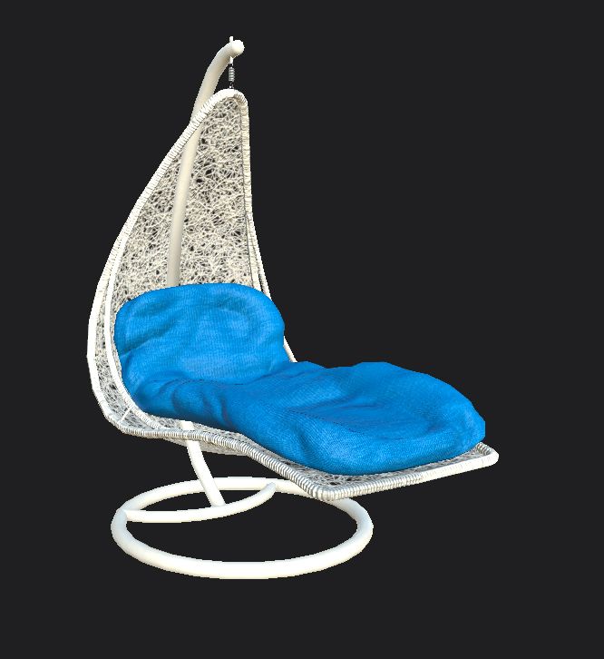 Hanging Chair 1 Low Poly 3d model