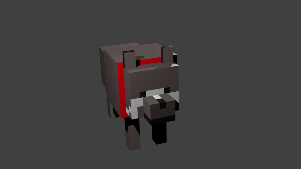 lobo modelo 3d