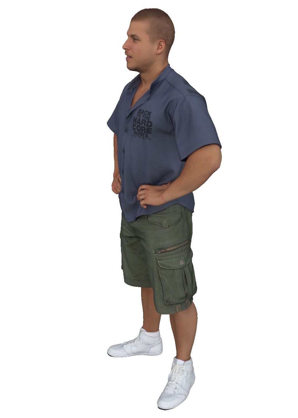 Man in Casual Clothes 3d model