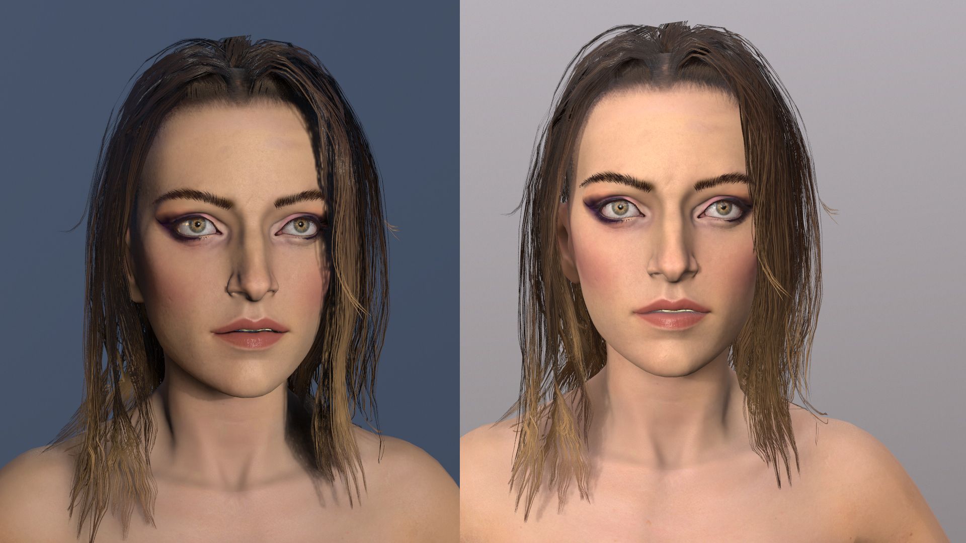 Female Basemesh V2 - Unreal 4 Compatible 3d model