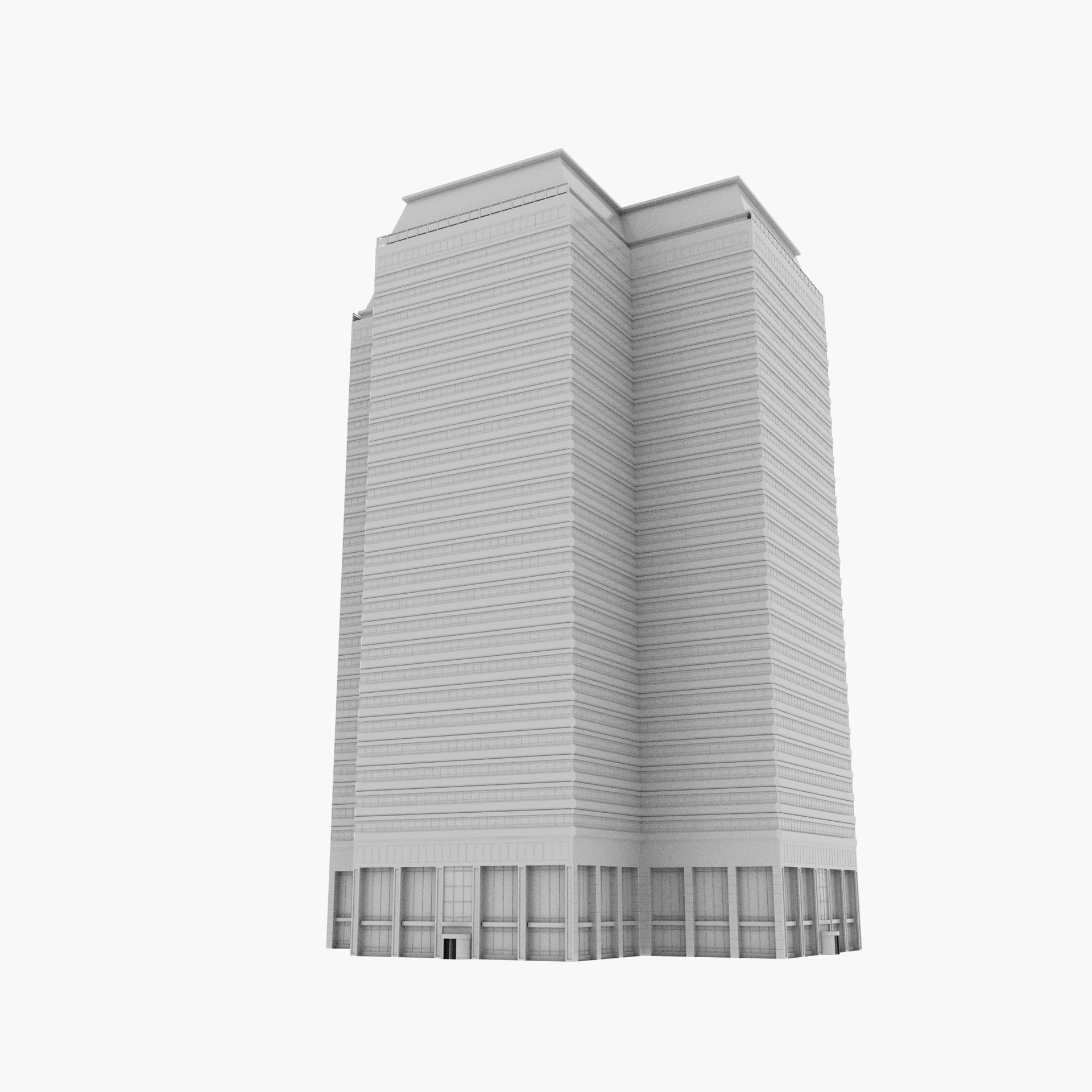 Commercial Building 3d model