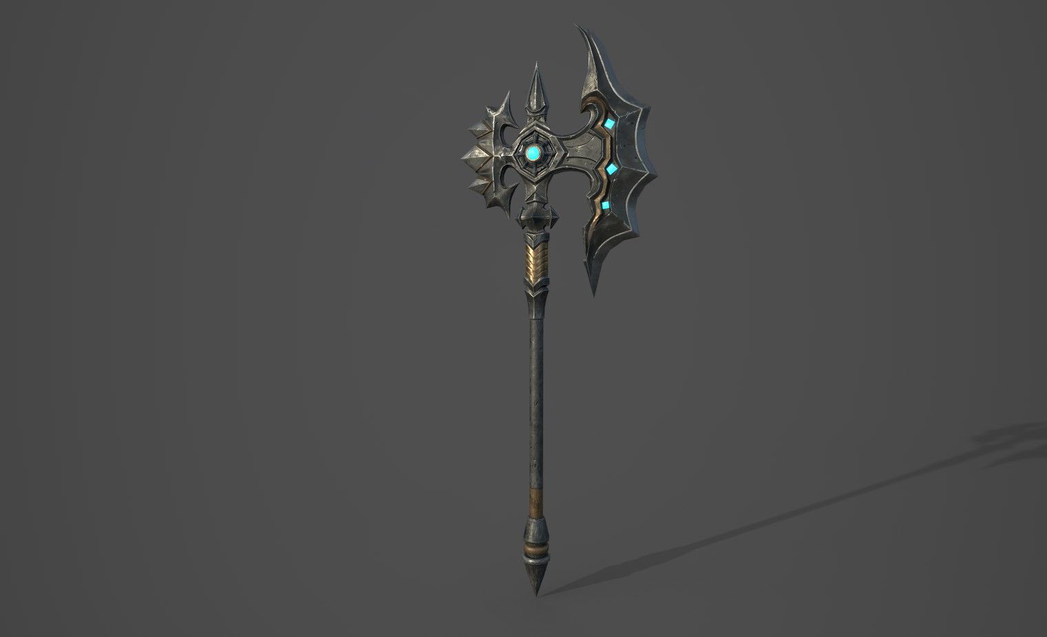 幻想斧 3d model