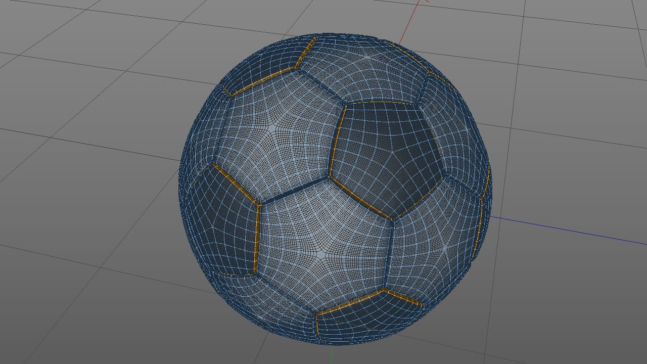Palla da calcio 3d model