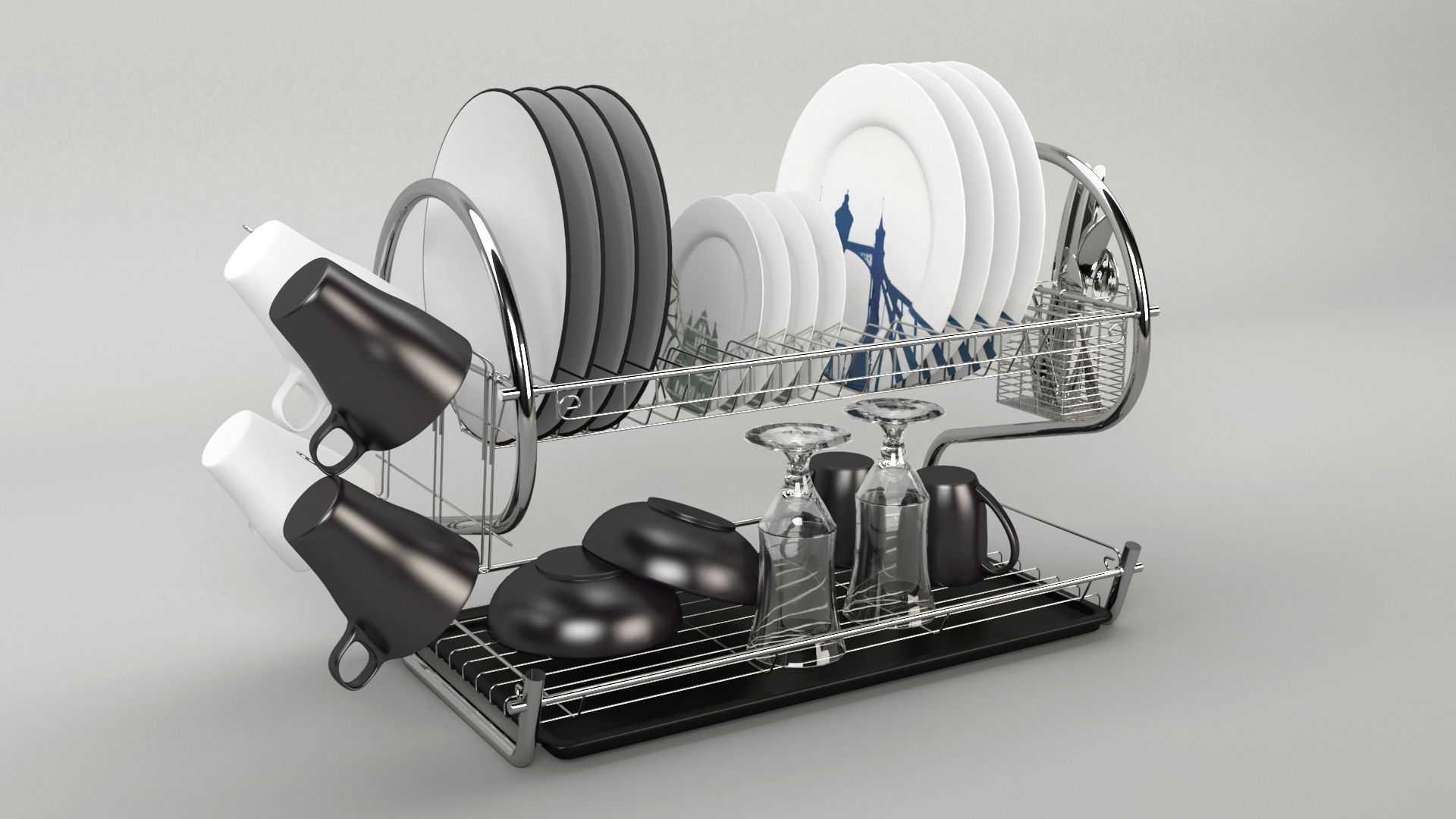 Dishes Kitchen V1-3D模型 3d model