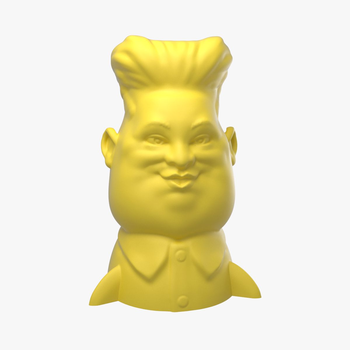 Żółty dzieciak 3d model