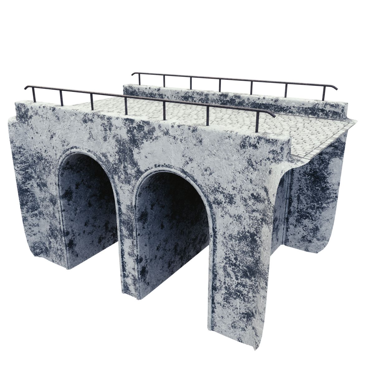 Ponte di pietra 3d model